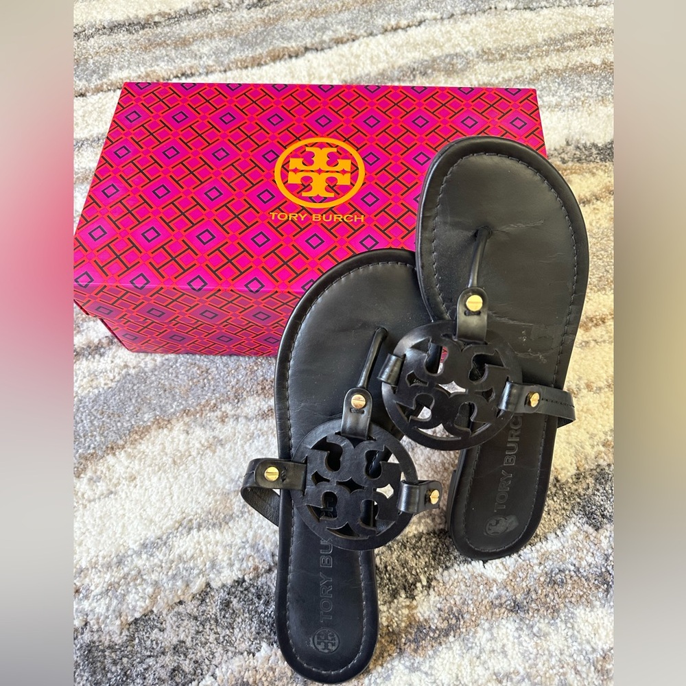 Tory Burch Miller calf leather